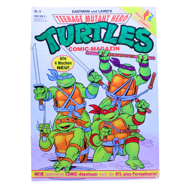 TMNT Turtles Comic Magazin 5 Conpart 1991 selten | Hoppla-Stuff
